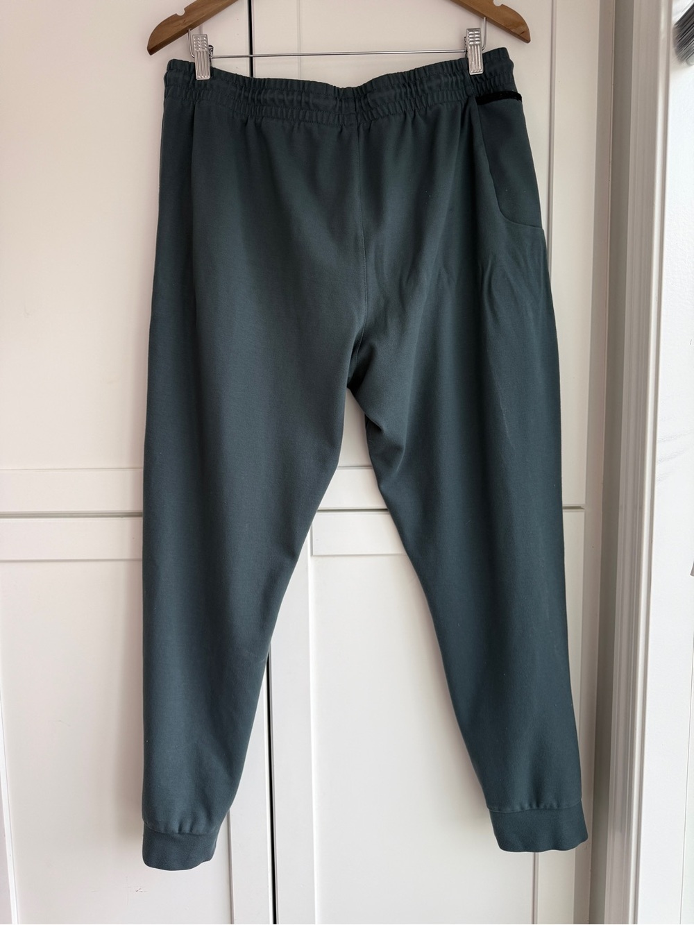 Menβs Apana Dark Green Elastic Waist Jogger Pants Size XL Athleisure - Picture 3 of 5